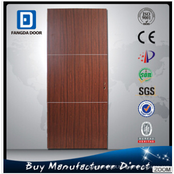 Preço de projeto de porta de madeira teca maciça de linha Fangda 2